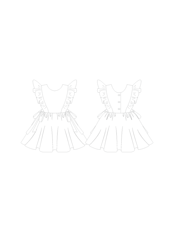 Lily Dress Pattern 3 - 9 years - Image 2